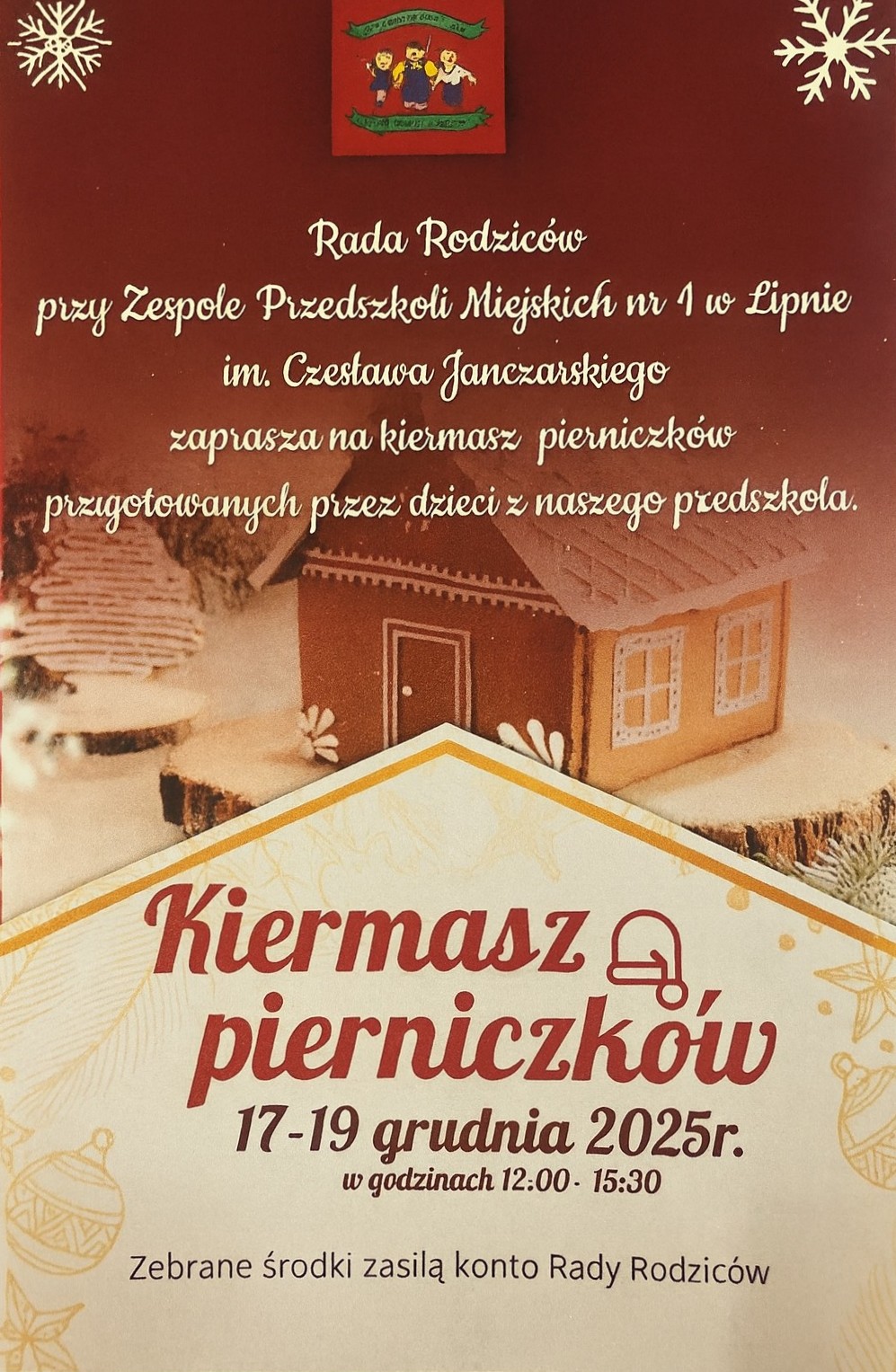 Kiermasz Pierników w naszym Przedszkolu !